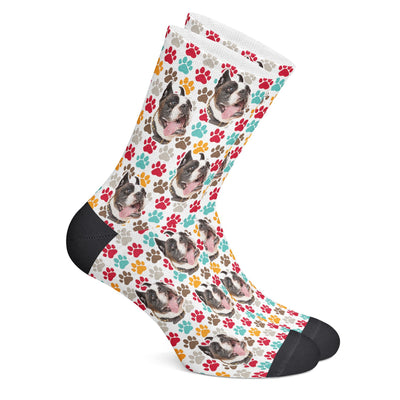 twodogs.ch-Personalisierte "Pfoten" Socken