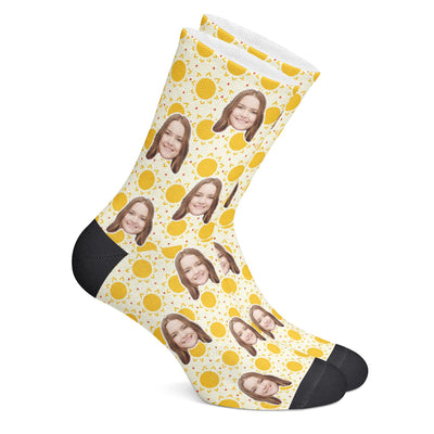 twodogs.ch-Personalisierte "Sonnenschein" Socken